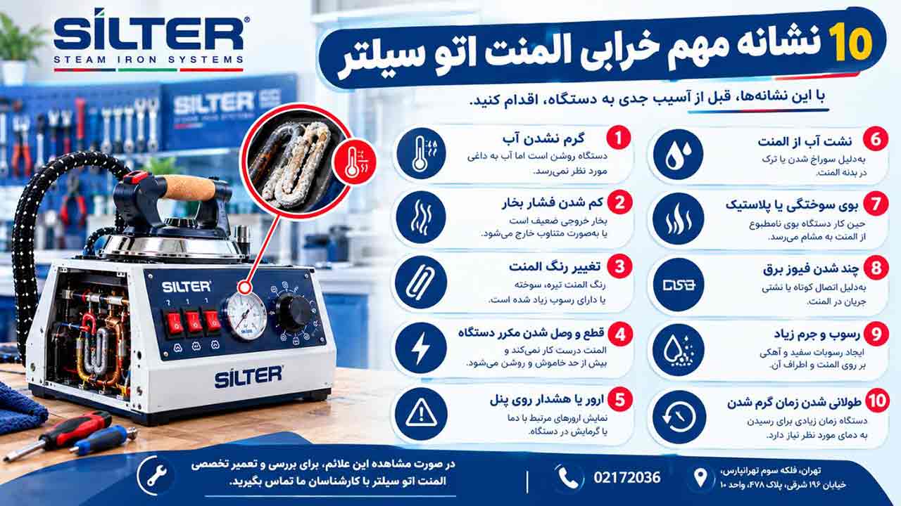 10 نشانه مهم خرابی المنت اتو سیلتر